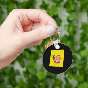 Bacon Pancakes Funny Bacon Lover Key Ring