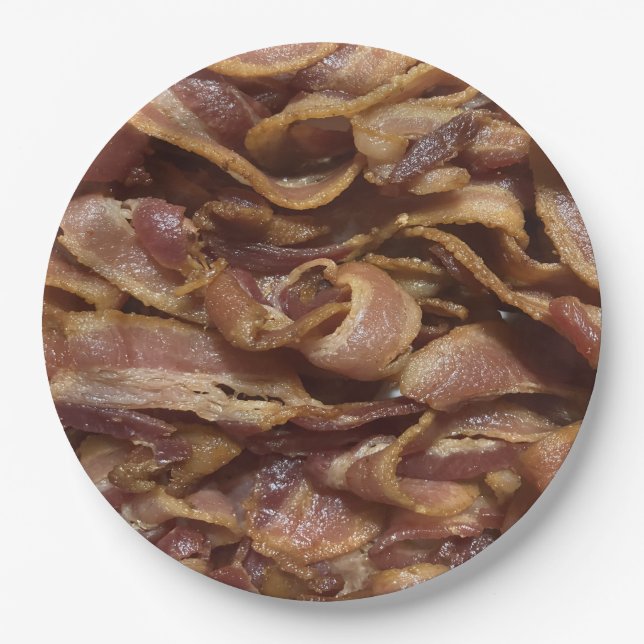 Bacon Paper Plate (Front)
