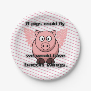 bacon paper plate