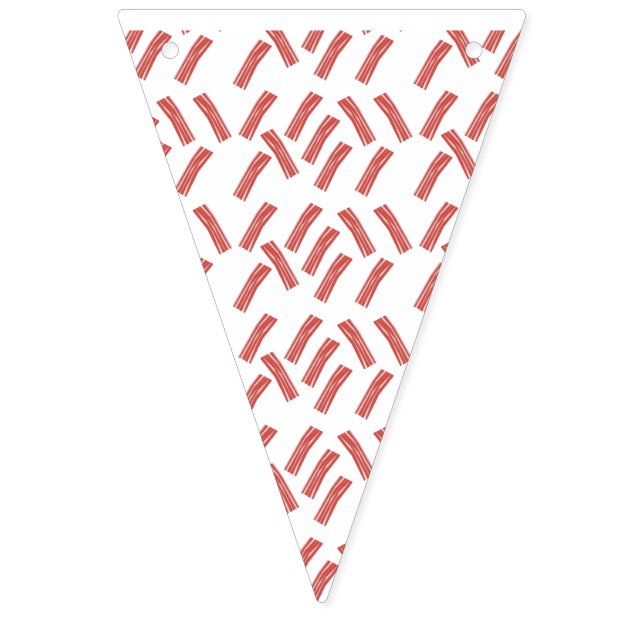 Bacon Party All You Can Eat Birthday Any Age Bunting (First Flag)