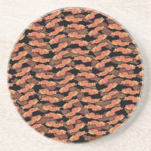 Bacon Pattern Coaster