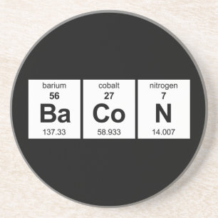 BaCoN Periodic Table Coaster