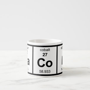 BaCoN Periodic Table Espresso Cup