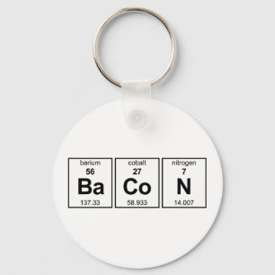 BaCoN Periodic Table Key Ring