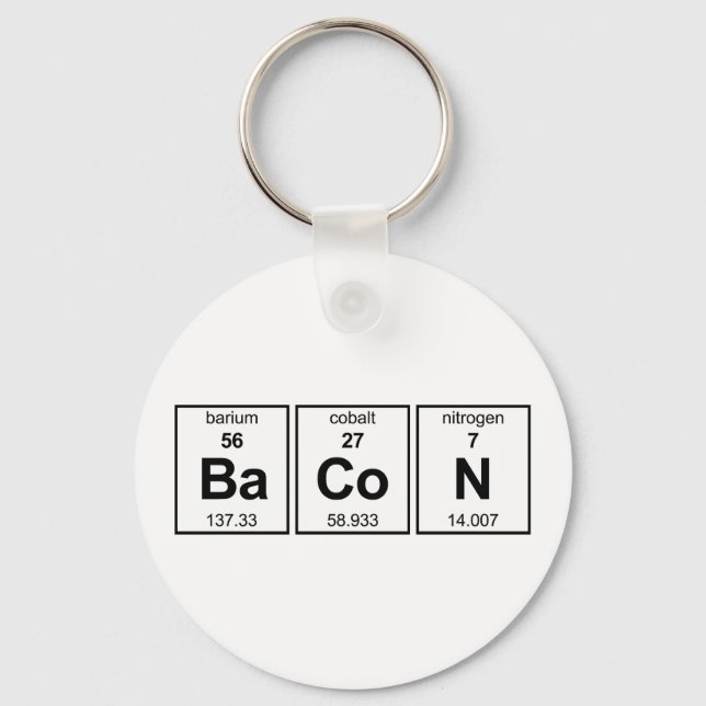 BaCoN Periodic Table Key Ring (Front)