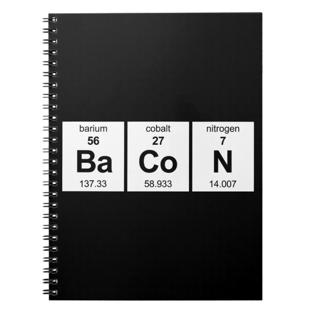 BaCoN Periodic Table Notebook (Front)