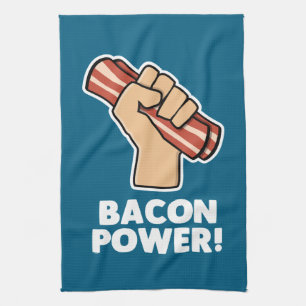 Bacon Power Tea Towel