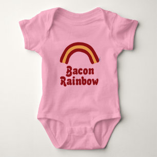 Bacon Rainbow Baby Clothes Baby Bodysuit