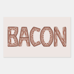 Bacon Rectangular Sticker