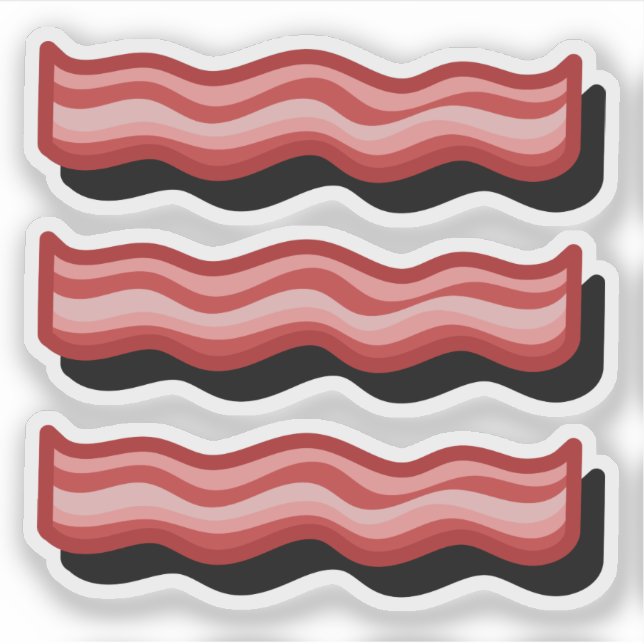 Bacon red meat lover fun retro  set (Front)