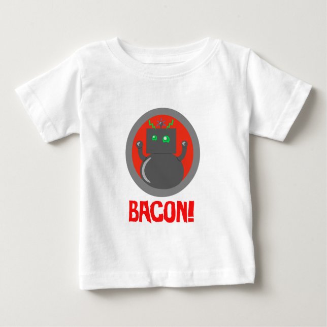 Bacon Robot Infant T-Shirt (Front)