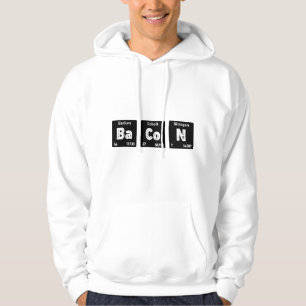 Bacon Science Chemistry Funny Periodic Table Of El Hoodie