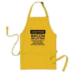 Bacon Splatter Caution Standard Apron
