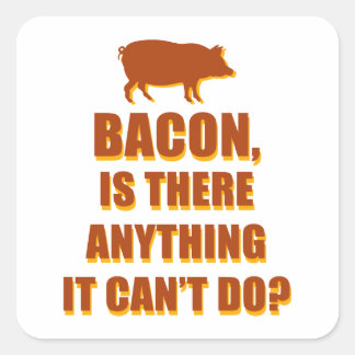 Bacon Square Sticker