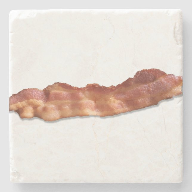 Bacon Strip Stone Coaster (Front)