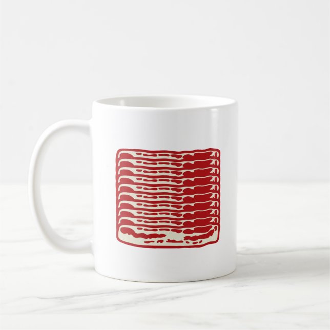 Bacon Strips for Bacon Lovers Coffee Mug (Left)
