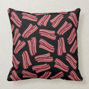 Bacon Strips Pattern Cushion