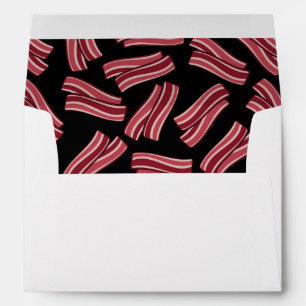 Bacon Strips Pattern Envelopes