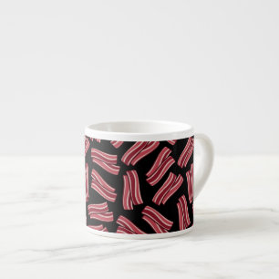 Bacon Strips Pattern Espresso Cup