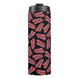 Bacon Strips Pattern Thermal Tumbler