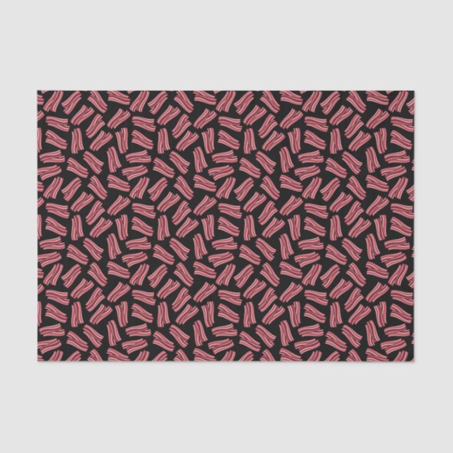 Bacon Strips Pattern Tissue Paper (Front)
