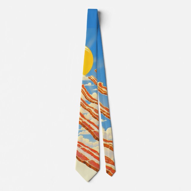Bacon Surrealism Art Tie (Front)