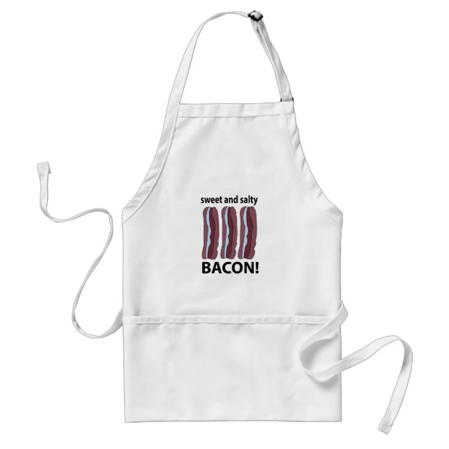 Bacon Sweet And Salty Bacon  Standard Apron (Front)