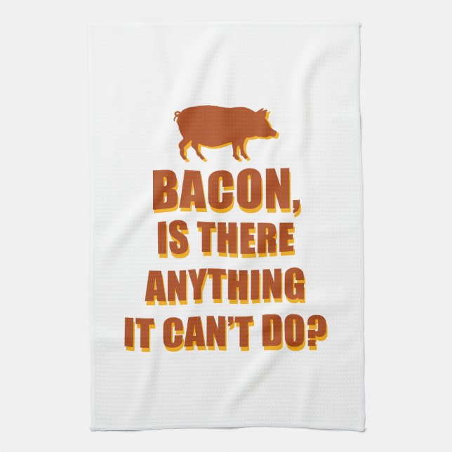 Bacon Tea Towel (Vertical)