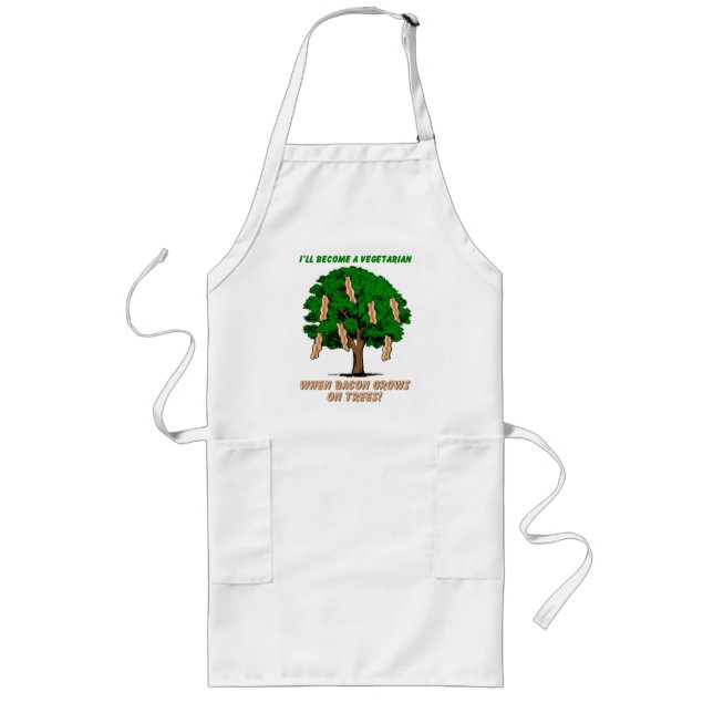 Bacon Tree Funny Apron Humour (Front)