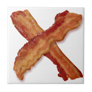 Bacon X O X LOVE Ceramic Tile