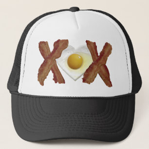 Bacon X O X LOVE Trucker Hat