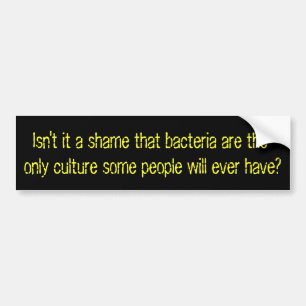 Bacteria Bumper Sticker