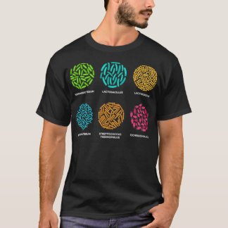 Bacteria Collection Colourful Microbiological cult T-Shirt