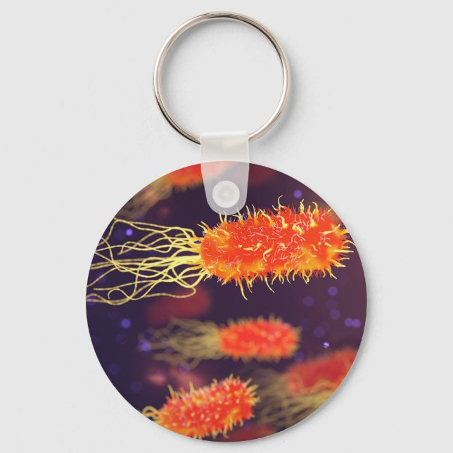 Bacteria Flagella Key Ring (Front)