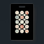 bacteria funny microbiology bacteria science tiny ID badge<br><div class="desc">bacteria funny microbiology bacteria science tiny</div>