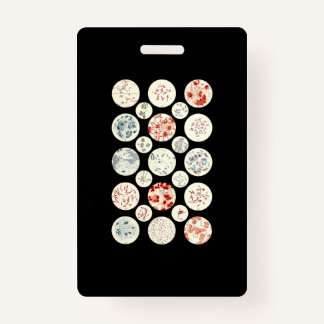 bacteria funny microbiology bacteria science tiny ID badge