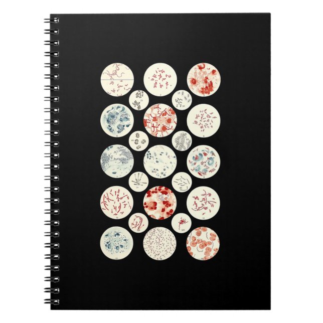 bacteria funny microbiology bacteria science tiny notebook (Front)
