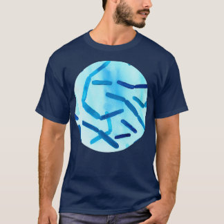 Bacteria in Blue 1 T-Shirt