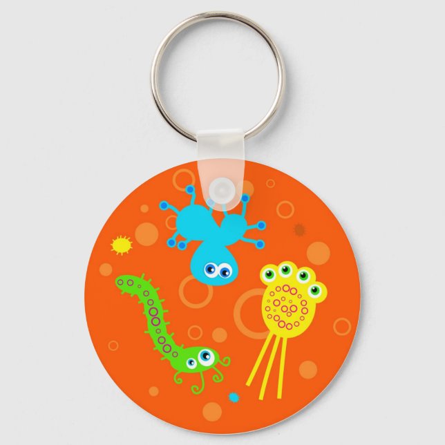 Bacteria Key Ring (Front)
