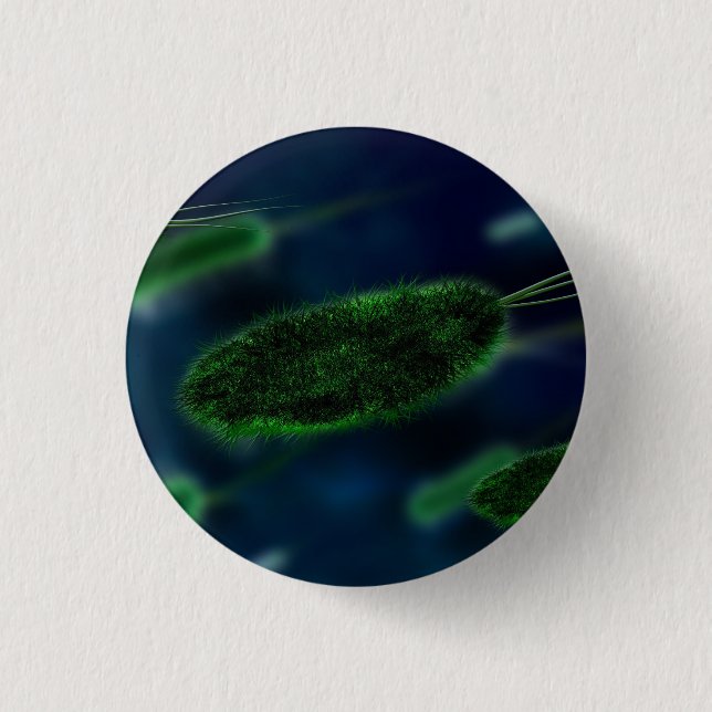 Bacteria Microbes 3 Cm Round Badge (Front)