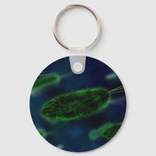 Bacteria Microbes Key Ring