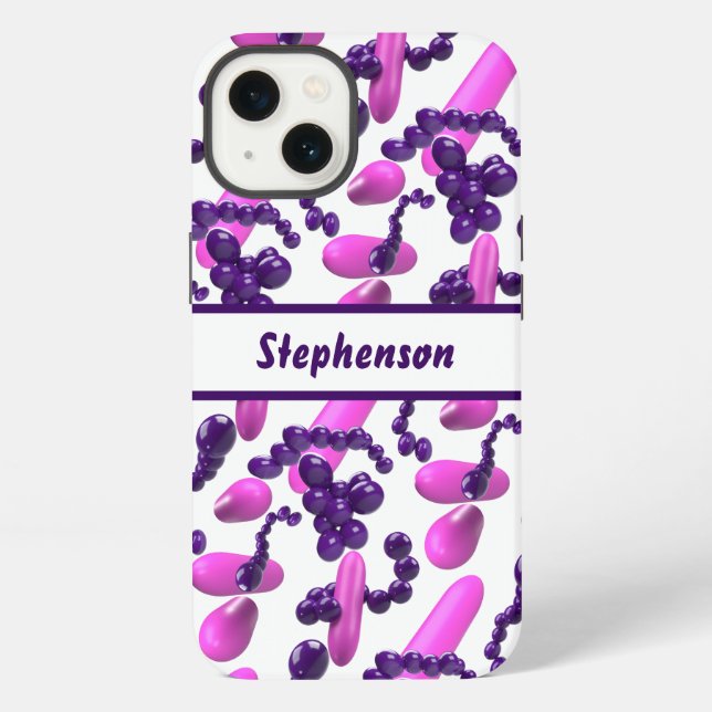 Bacteria Personalised iPhone Case (Back)