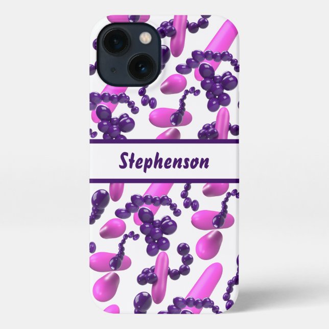 Bacteria Personalised iPhone Case (Back)