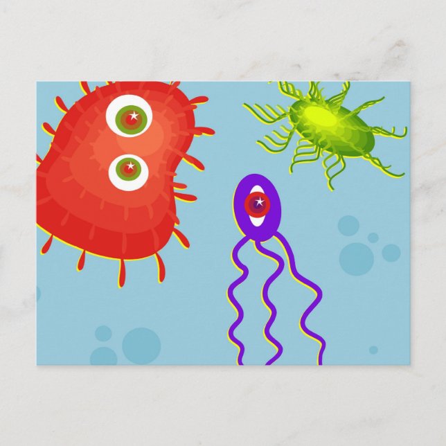Bacteria Postcard (Front)