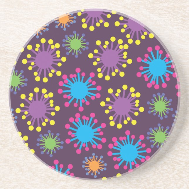 Bacteria Spores Coaster (Front)