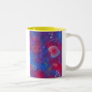 Bacteria Two-Tone Coffee Mug