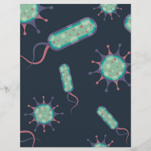 Bacteria under microscope