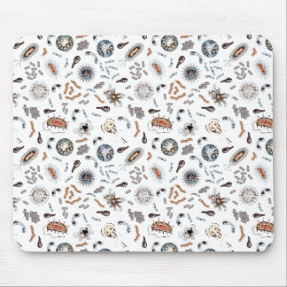 Bacteria & Virus Pattern Mouse Pad