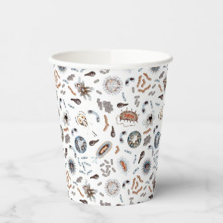 Bacteria & Virus Pattern Paper Cups
