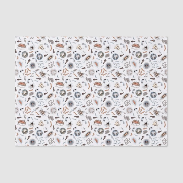 Bacteria & Virus Pattern Tissue Paper (Front)